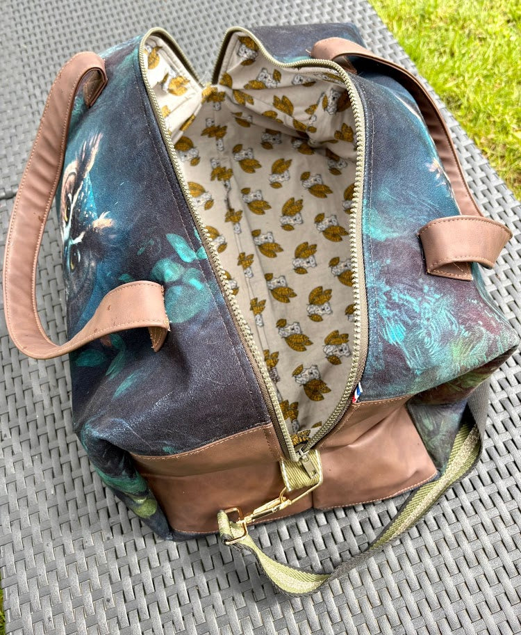 Sac de voyage - "Veilleur Nocturne" - Edition Prestige en Velours lisse
