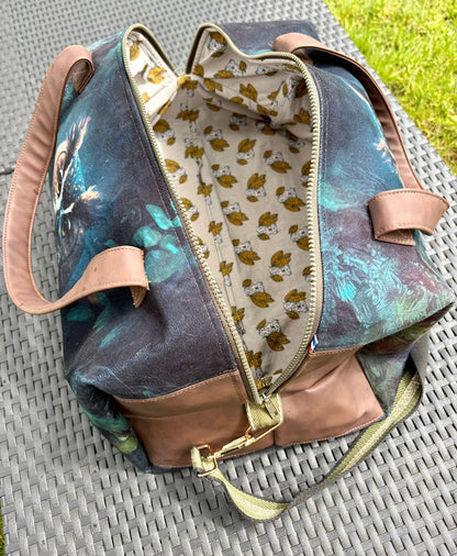 Sac de voyage - "Veilleur Nocturne" - Edition Prestige en Velours lisse