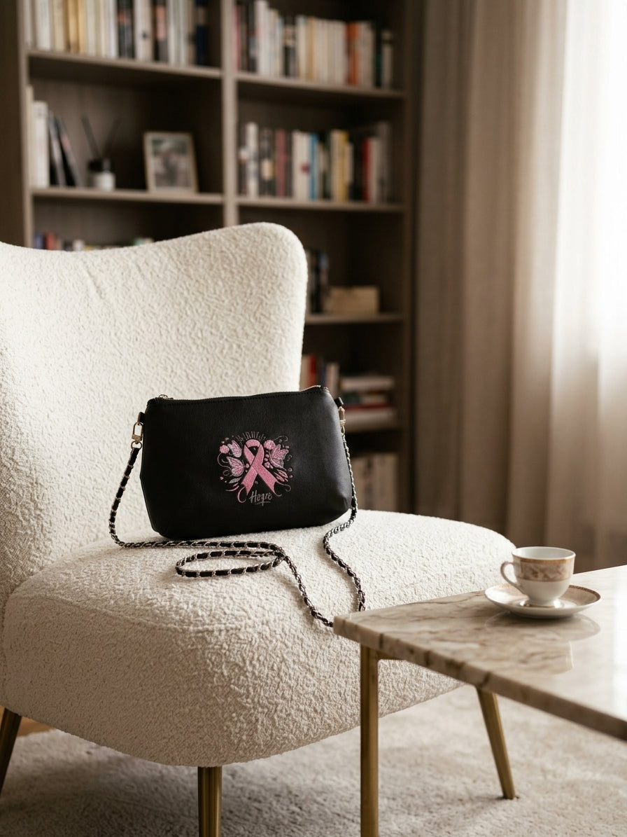 Pochette LAÏA - "HOPE" – Collection Octobre Rose