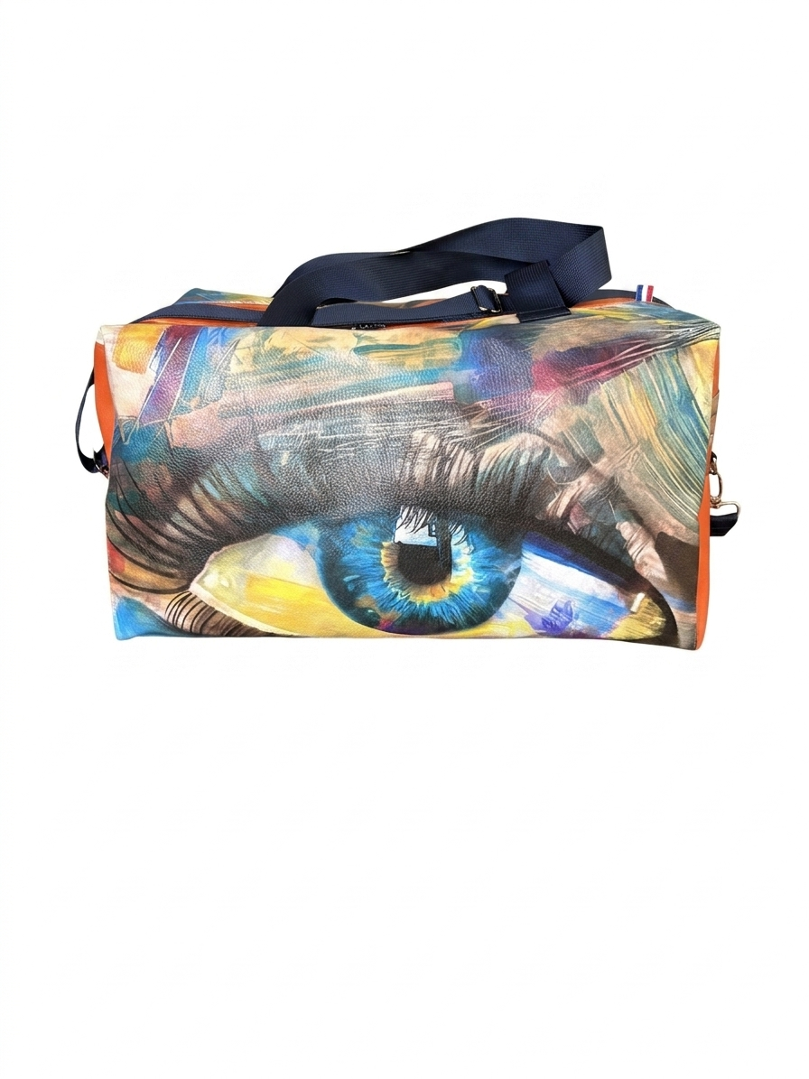 Sac de voyage - "Regard d'Artiste" - Edition limitée en Similicuir