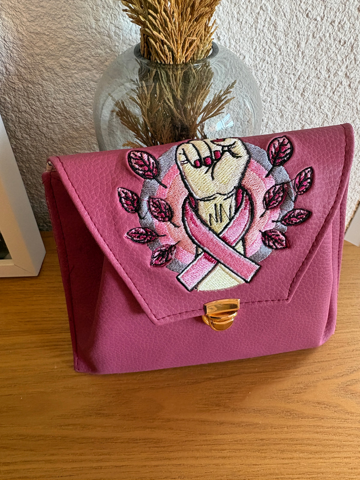 Pochette AELINA Solidaire "Force & Espoir" – Collection Octobre Rose