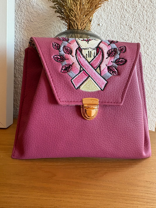 Pochette AELINA Solidaire "Force & Espoir" – Collection Octobre Rose