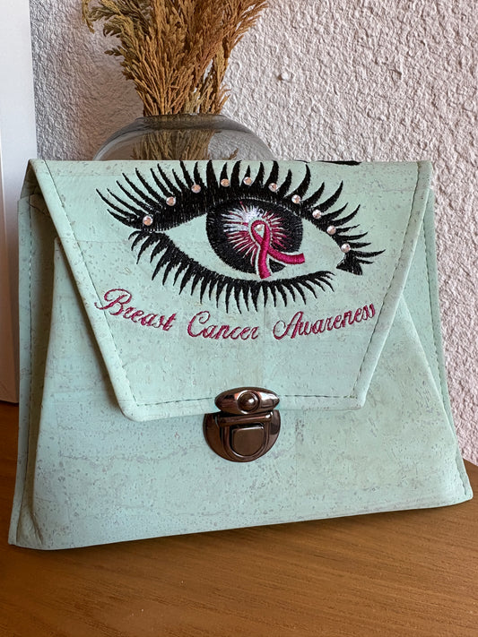 Pochette AELINA - Solidaire "Regard d'Espoir" – Collection Octobre Rose