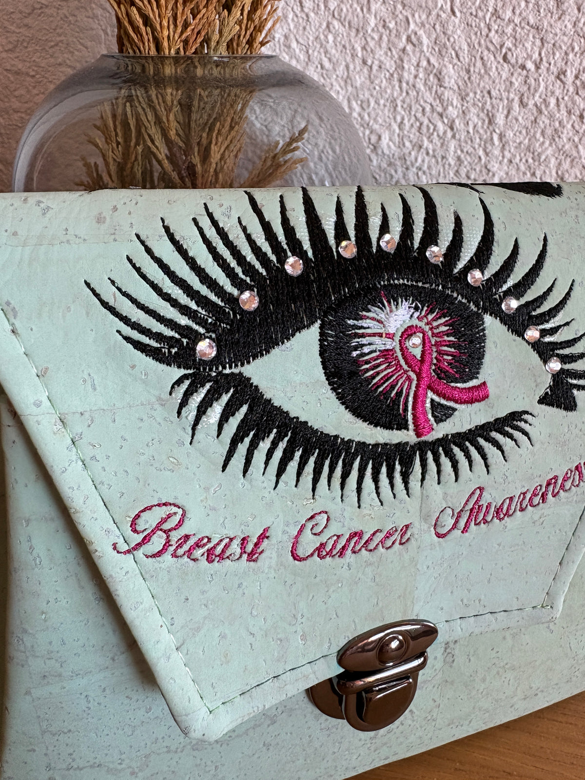 Pochette AELINA - Solidaire "Regard d'Espoir" – Collection Octobre Rose