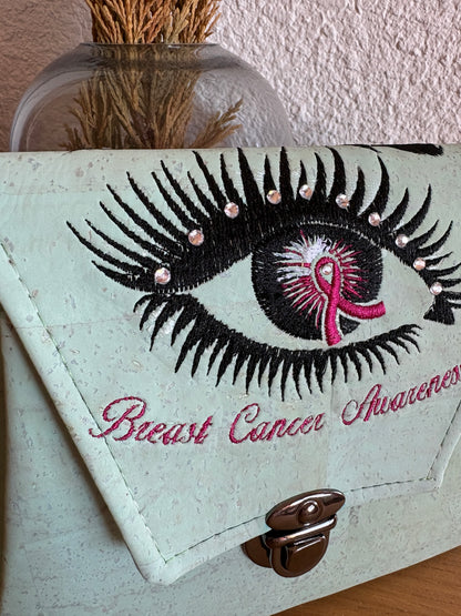Pochette AELINA - Solidaire "Regard d'Espoir" – Collection Octobre Rose