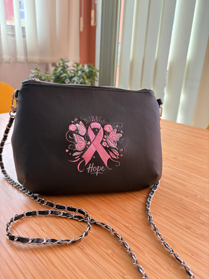 Pochette LAÏA - "HOPE" – Collection Octobre Rose