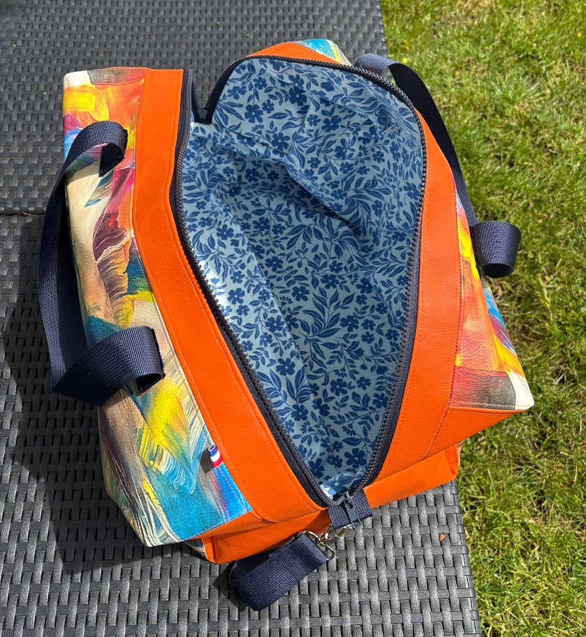 Sac de voyage - "Regard d'Artiste" - Edition limitée en Similicuir