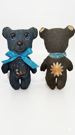 L'ours Balour en jean recyclé